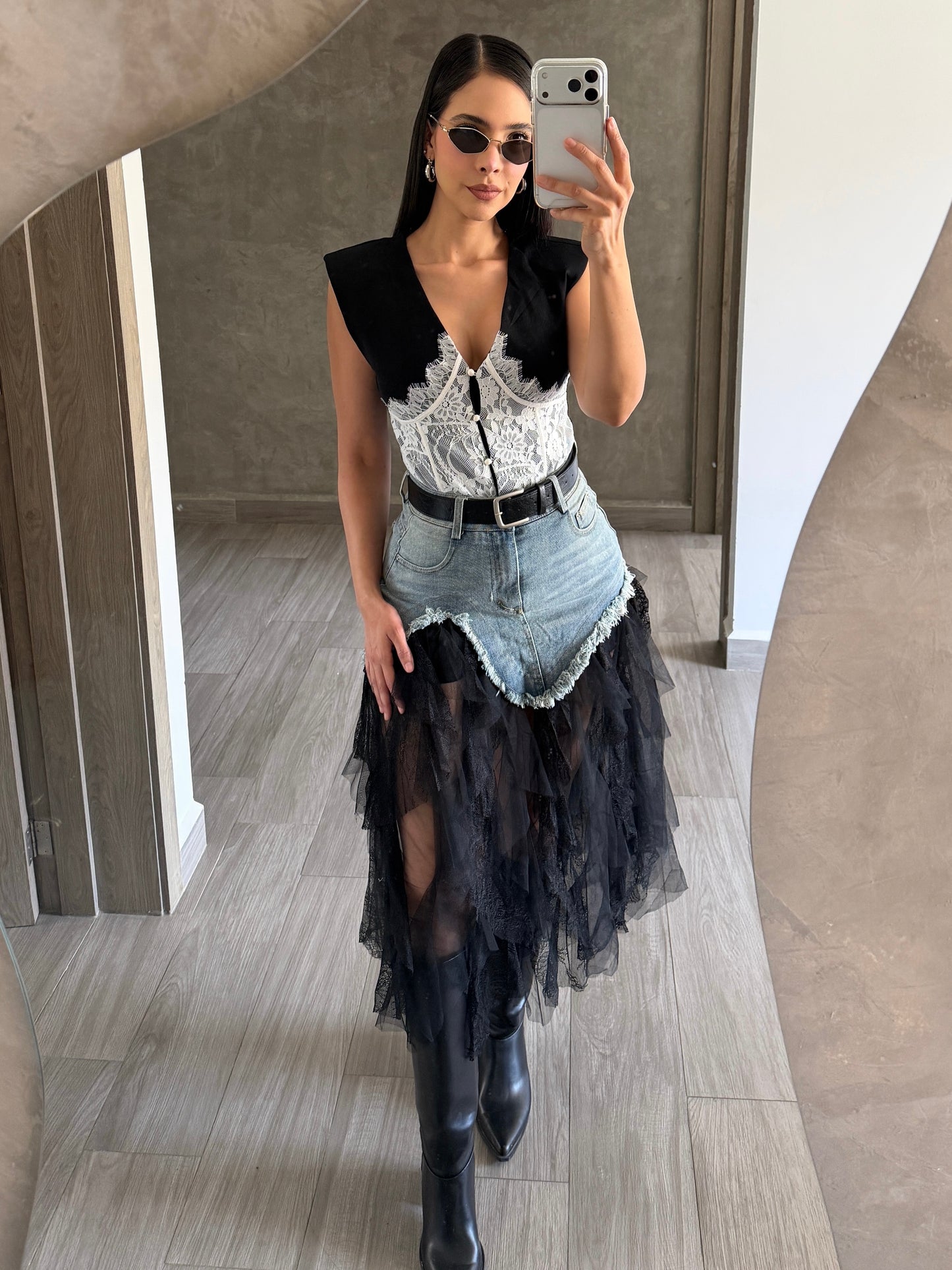 Falda Tull Denim