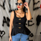 Blusa Peplum Corazones