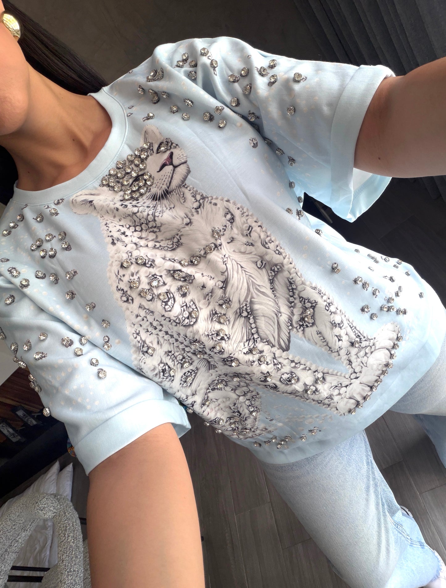 Blusa Oversize Leopardo