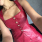 Set Poli Piel Rojo