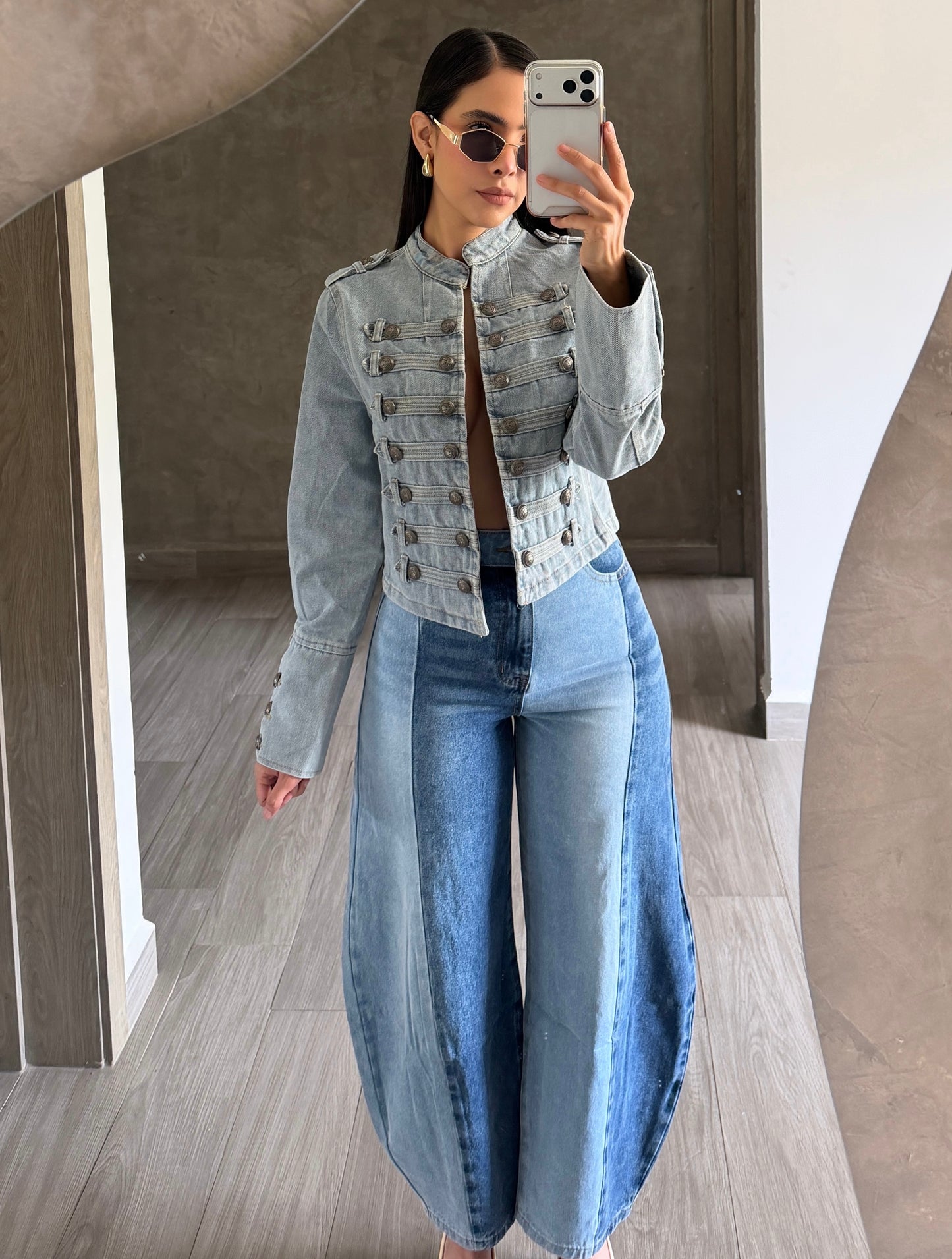 Jeans Bi Color