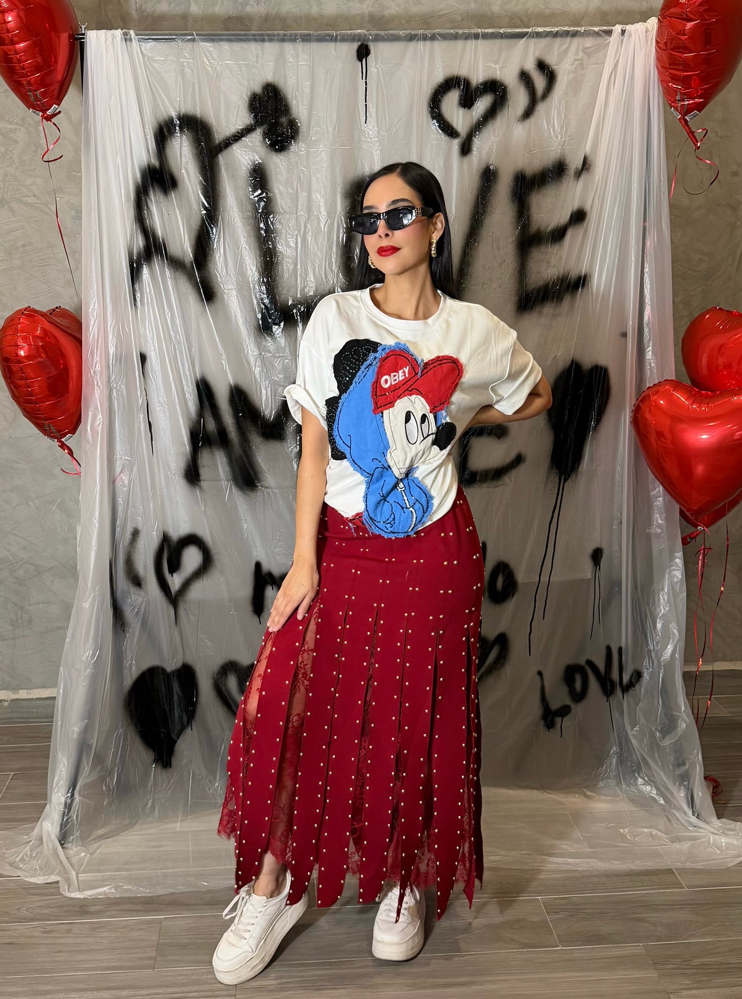 Playera Mickey Gorra