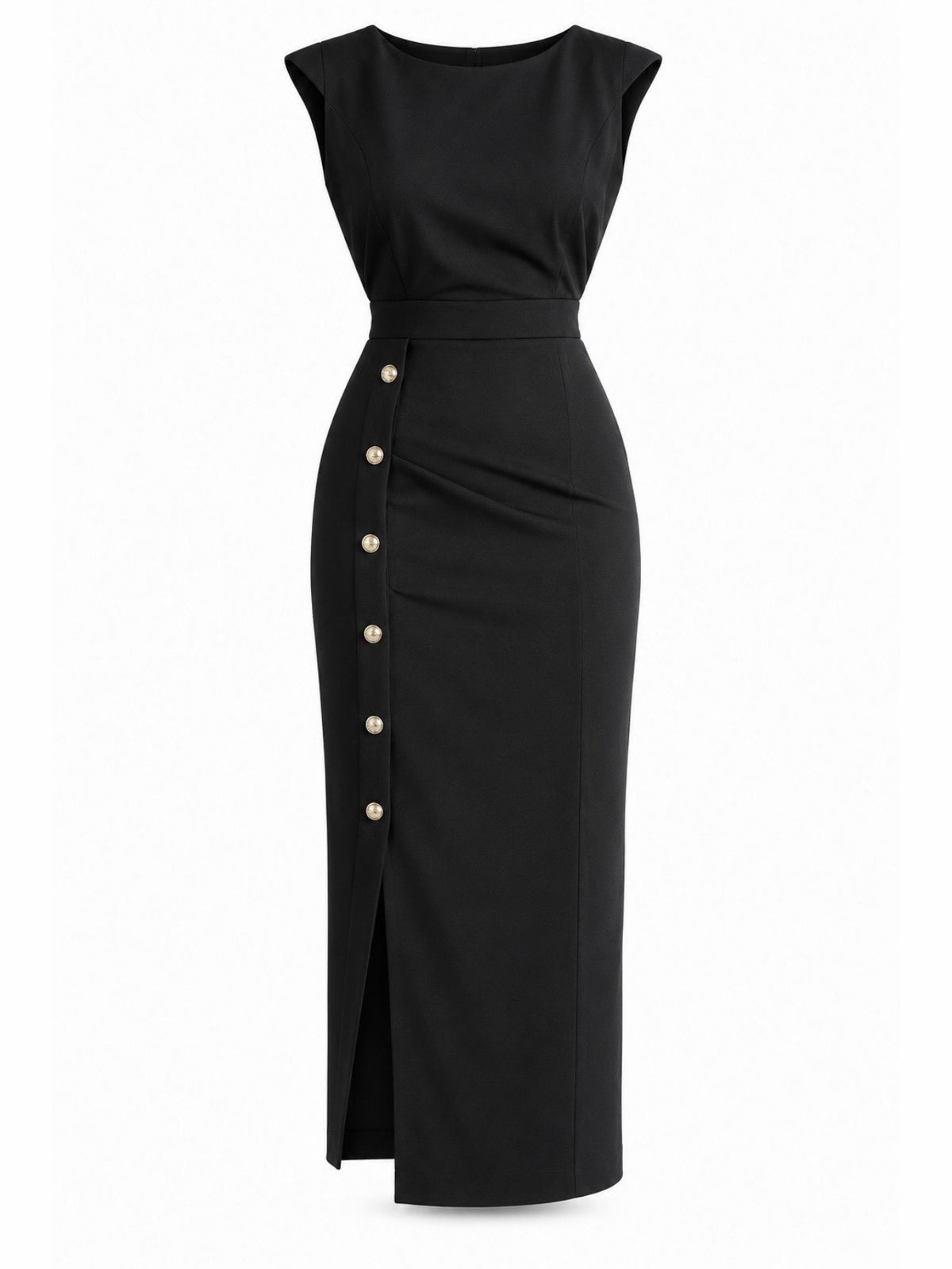 Vestido Midi Negro