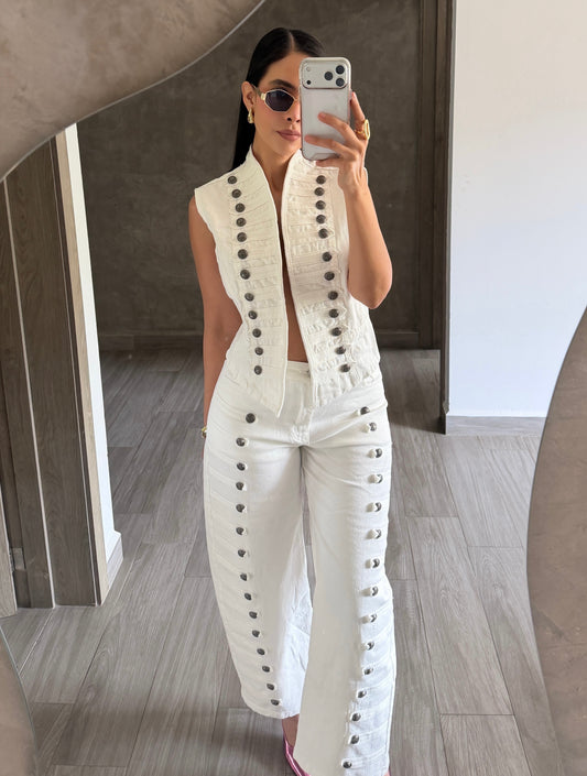Jeans Napoleón Blanco