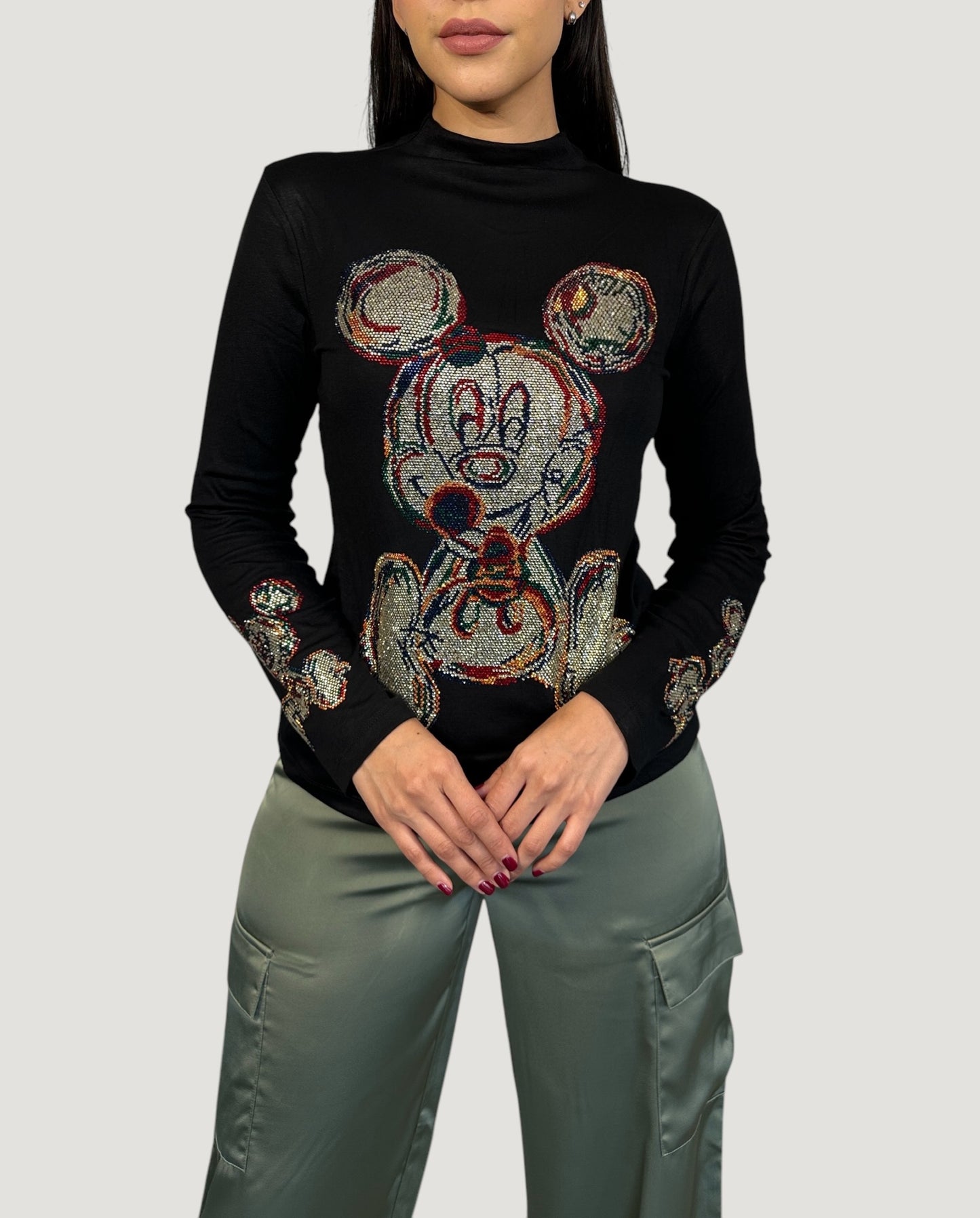 Blusa Mickey Cristales