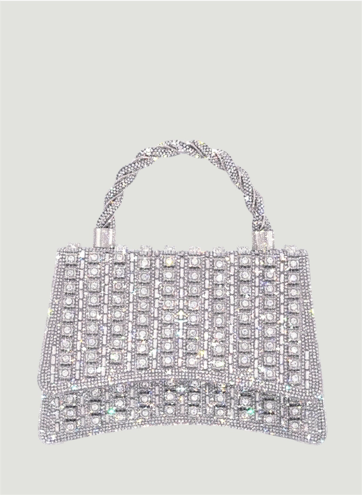 Bolso Cristales Plata