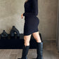 Vestido Botones Dorados