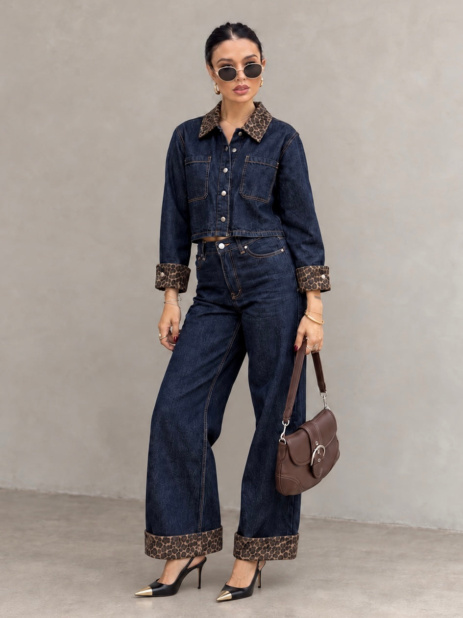 Set Denim Print