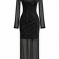 Vestido Mesh Negro