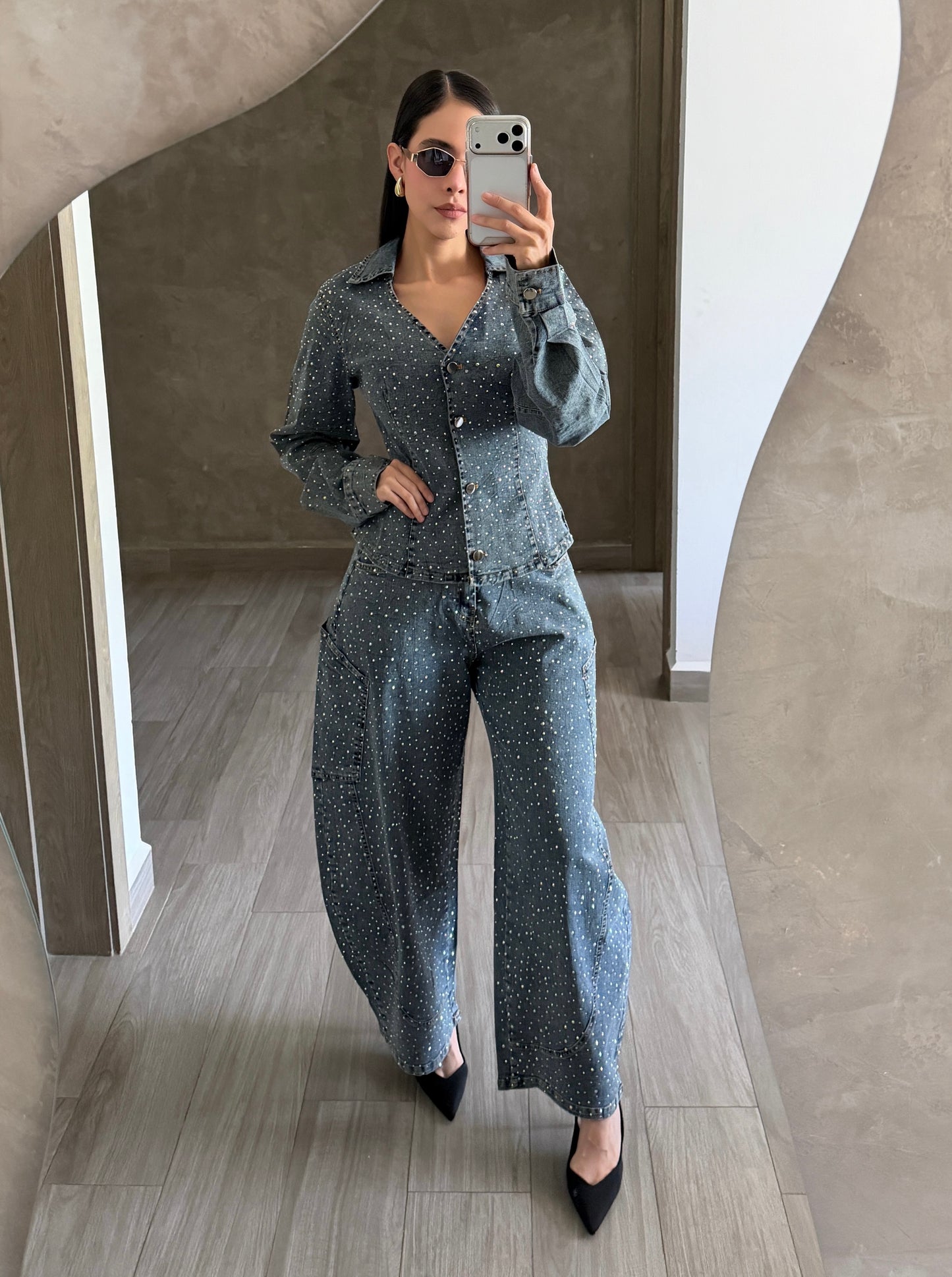 Set Denim Barrel