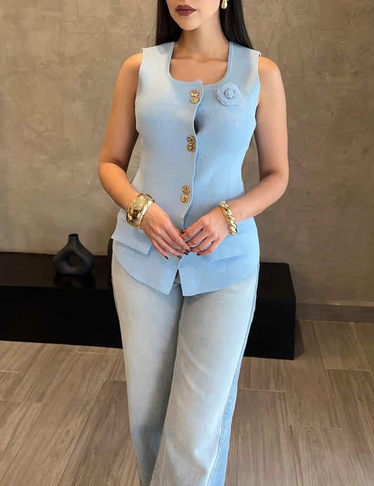 Blusa Azul