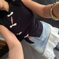 Blusa Negra Moñitos