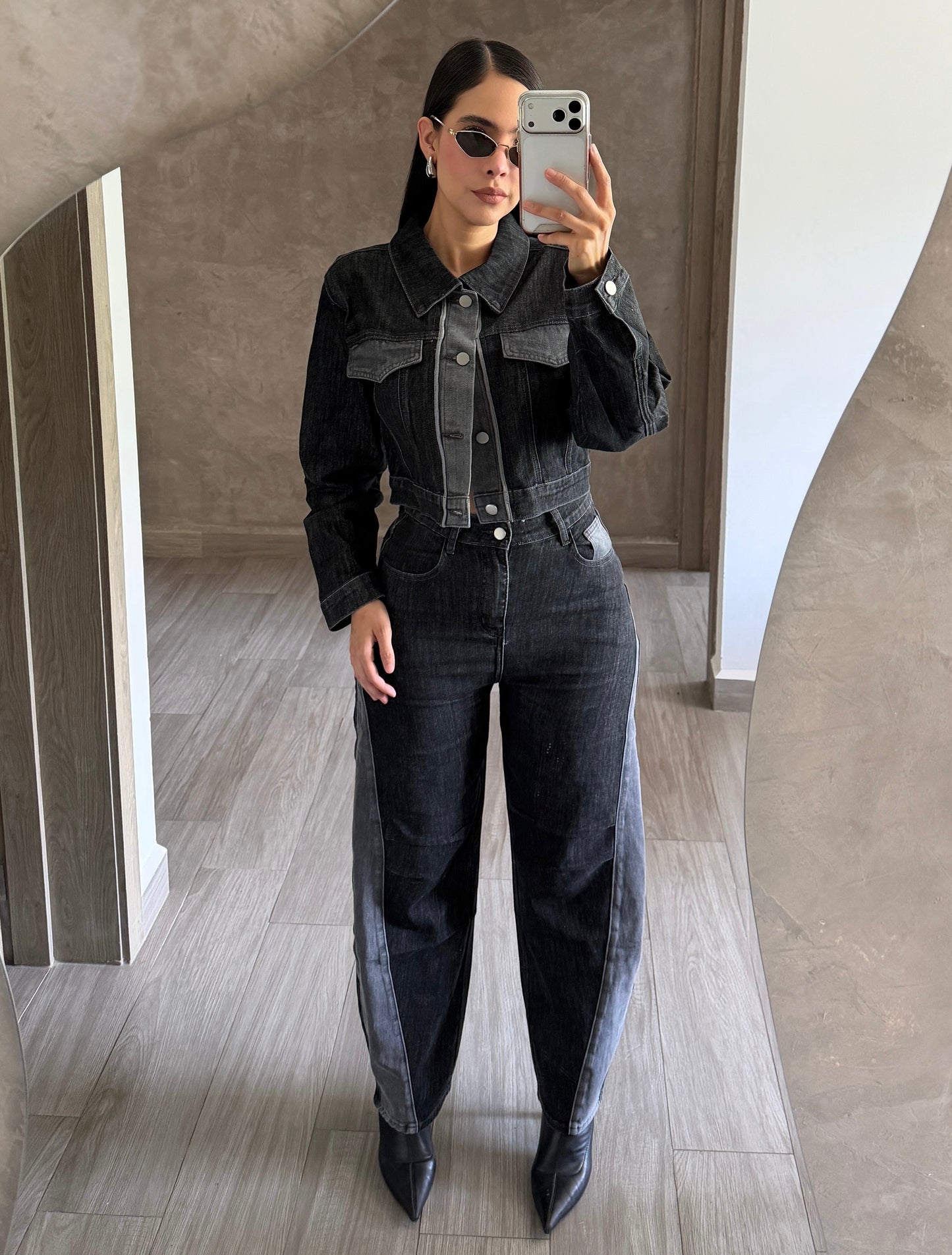 Set Denim Gris