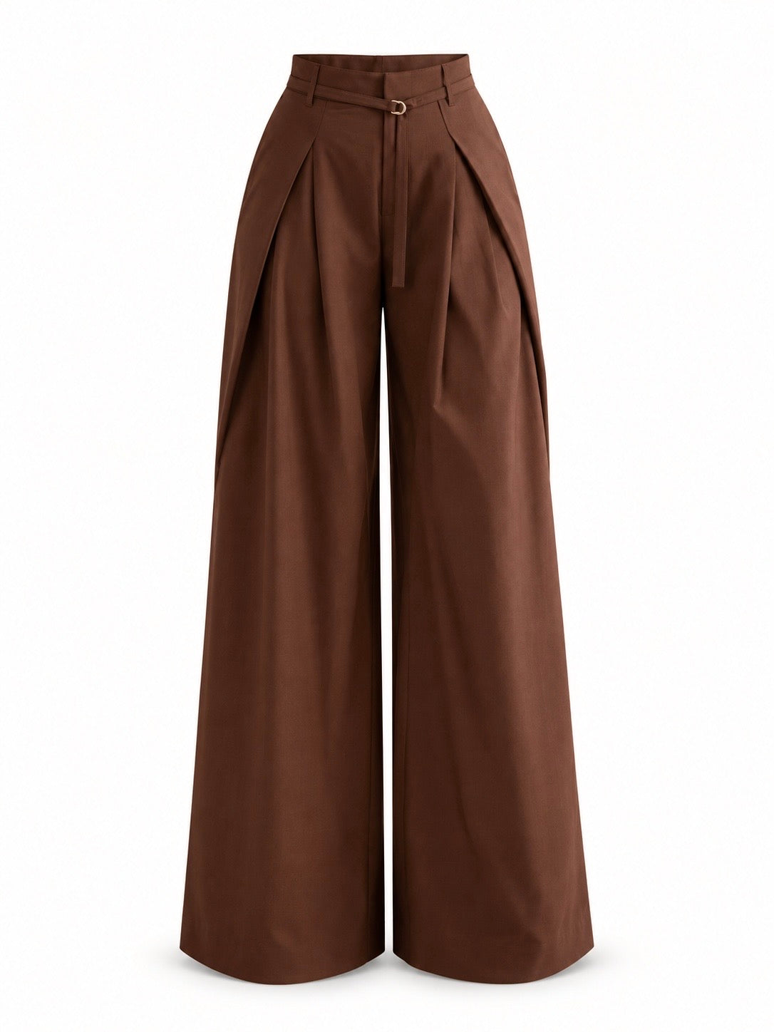 Pantalón Fluido Café
