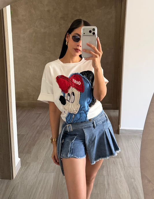 Falda Short Denim