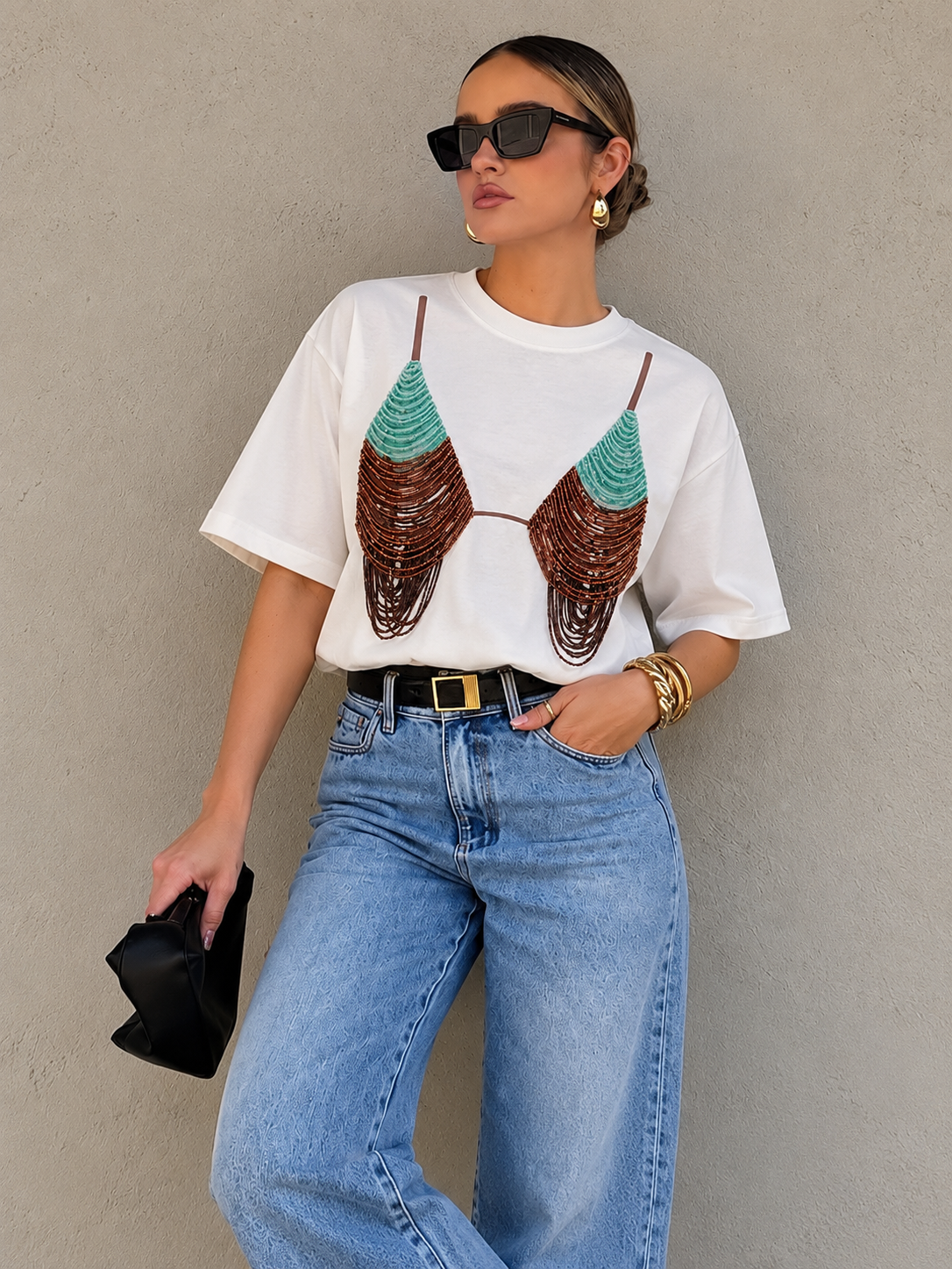 Playera Top Blanca