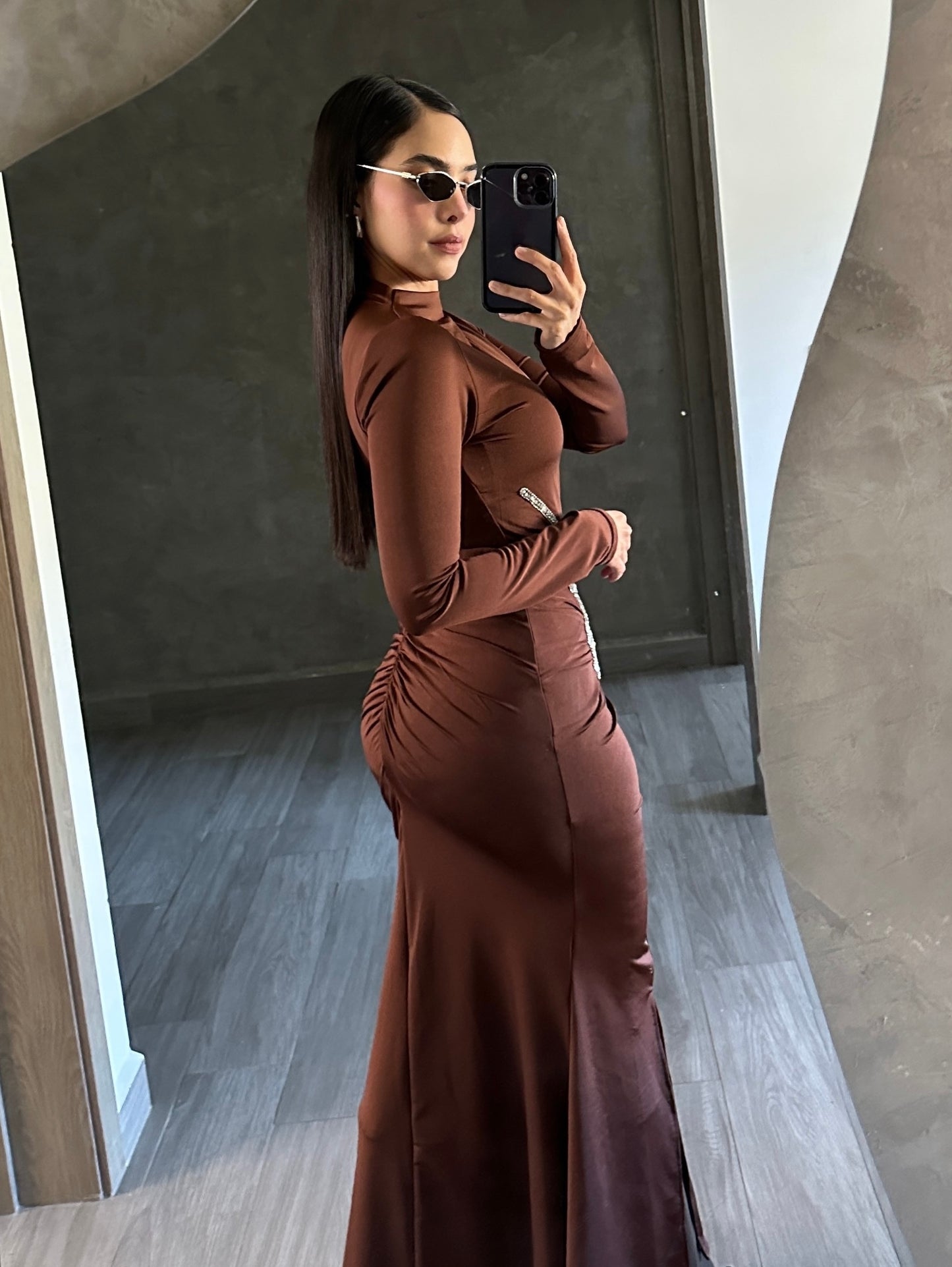 Vestido Flor Cristales