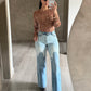 Blusa Mesh Print