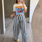 Pantalón Rayado
