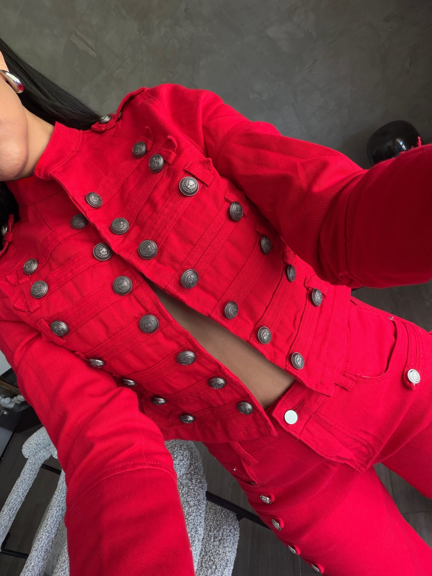 Chamarra Napoleón Roja