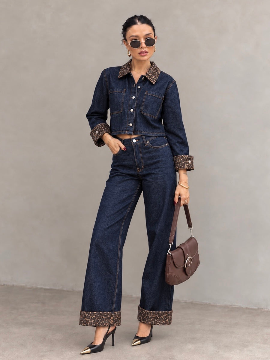 Set Denim Print