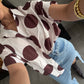 Camisa Polka Café
