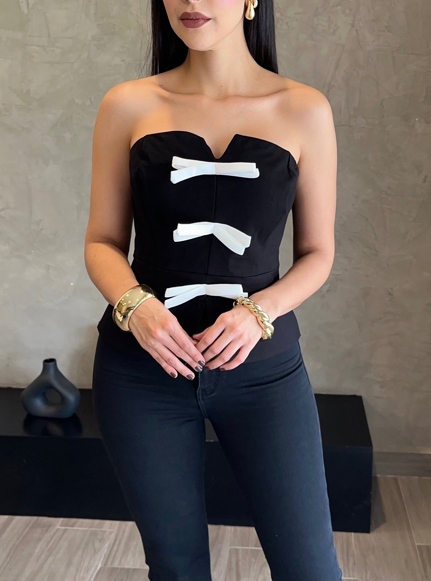 Blusa Moñitos