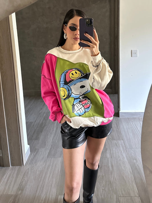 Sudadera Snoopy Colores