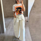 Jeans Crema