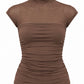Blusa Ariana Café