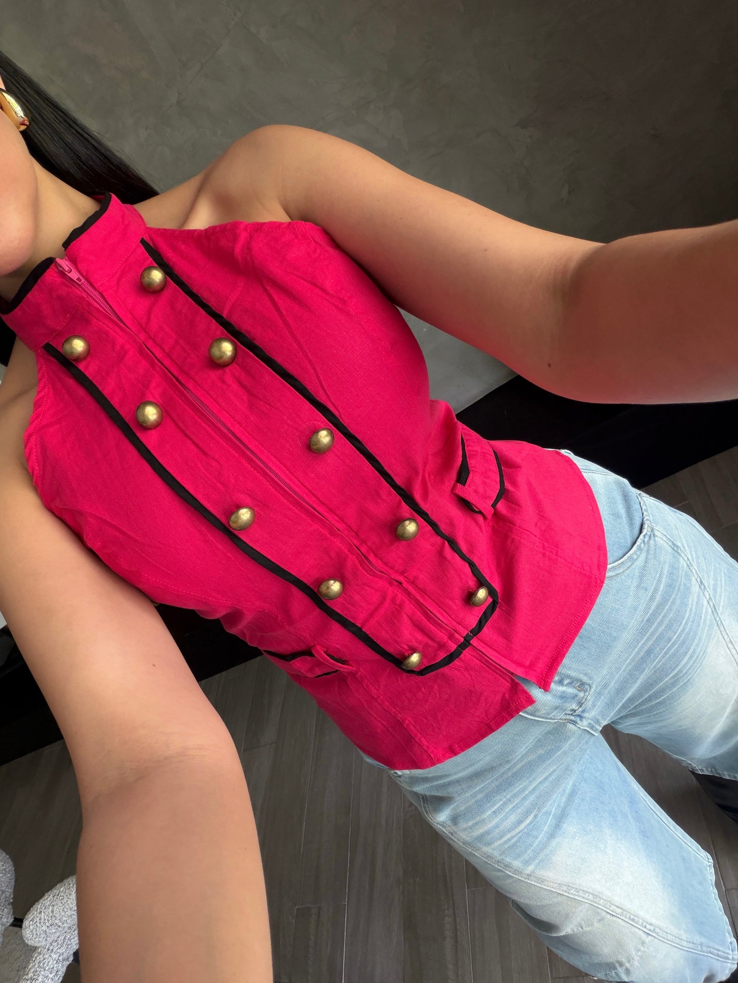 Blusa Napoleón Roja