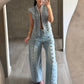 Chaleco Napoleón Denim