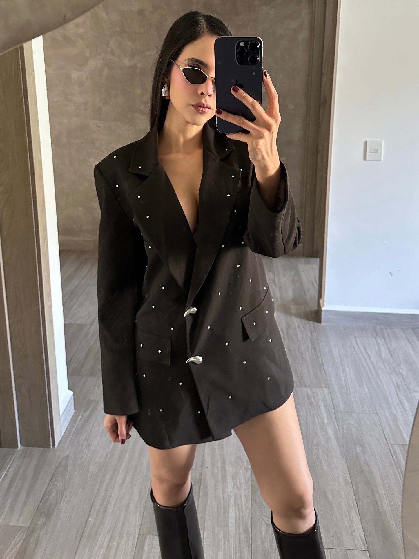 Blazer Botones Botega