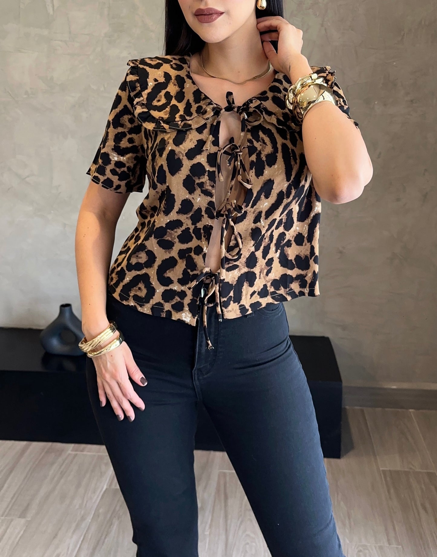 Blusa Leopardo