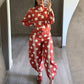 Set Polka Marrón