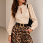 Blusa Satinada Beige