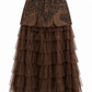 Falda Print Tull