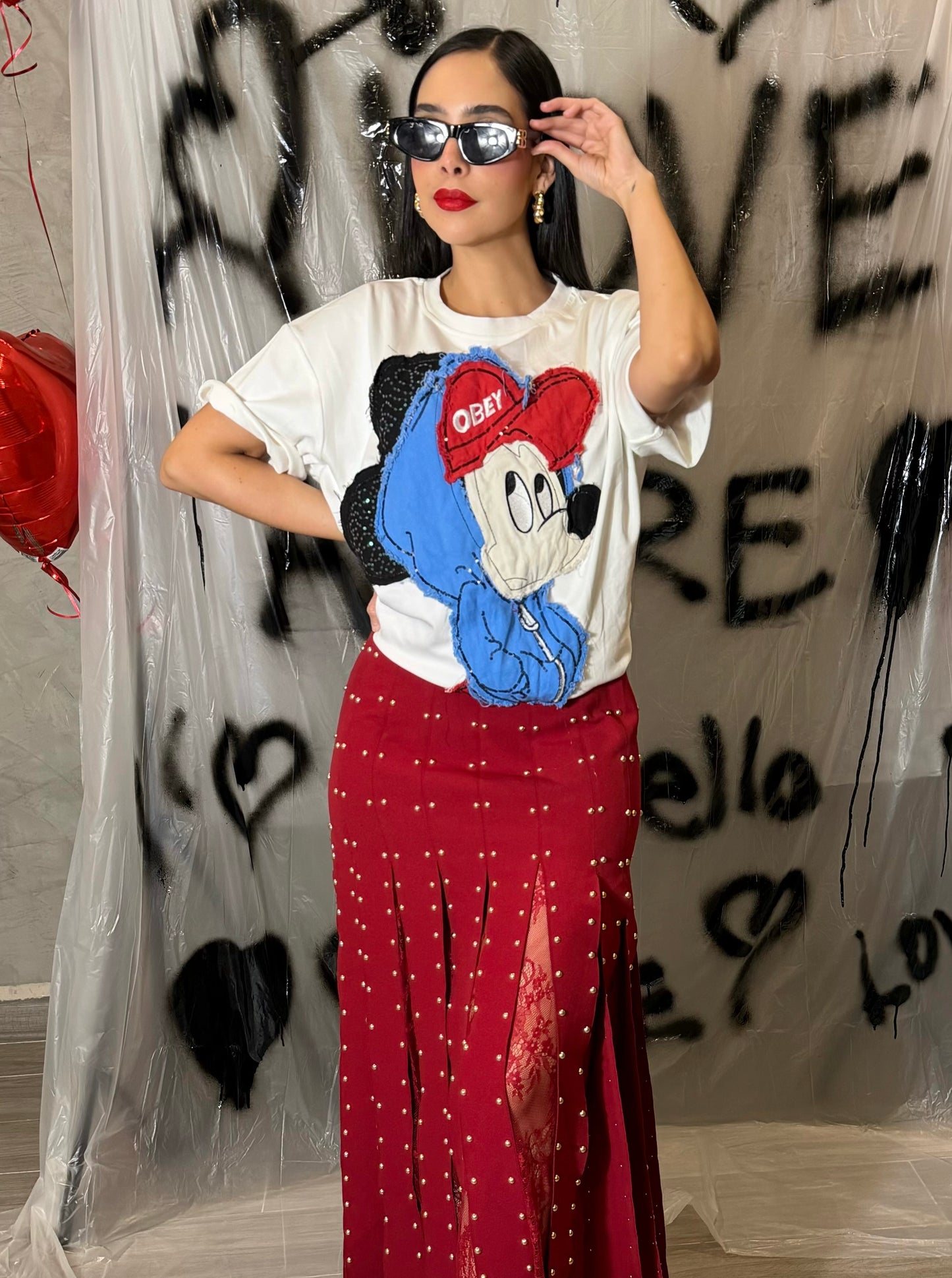 Playera Mickey Gorra