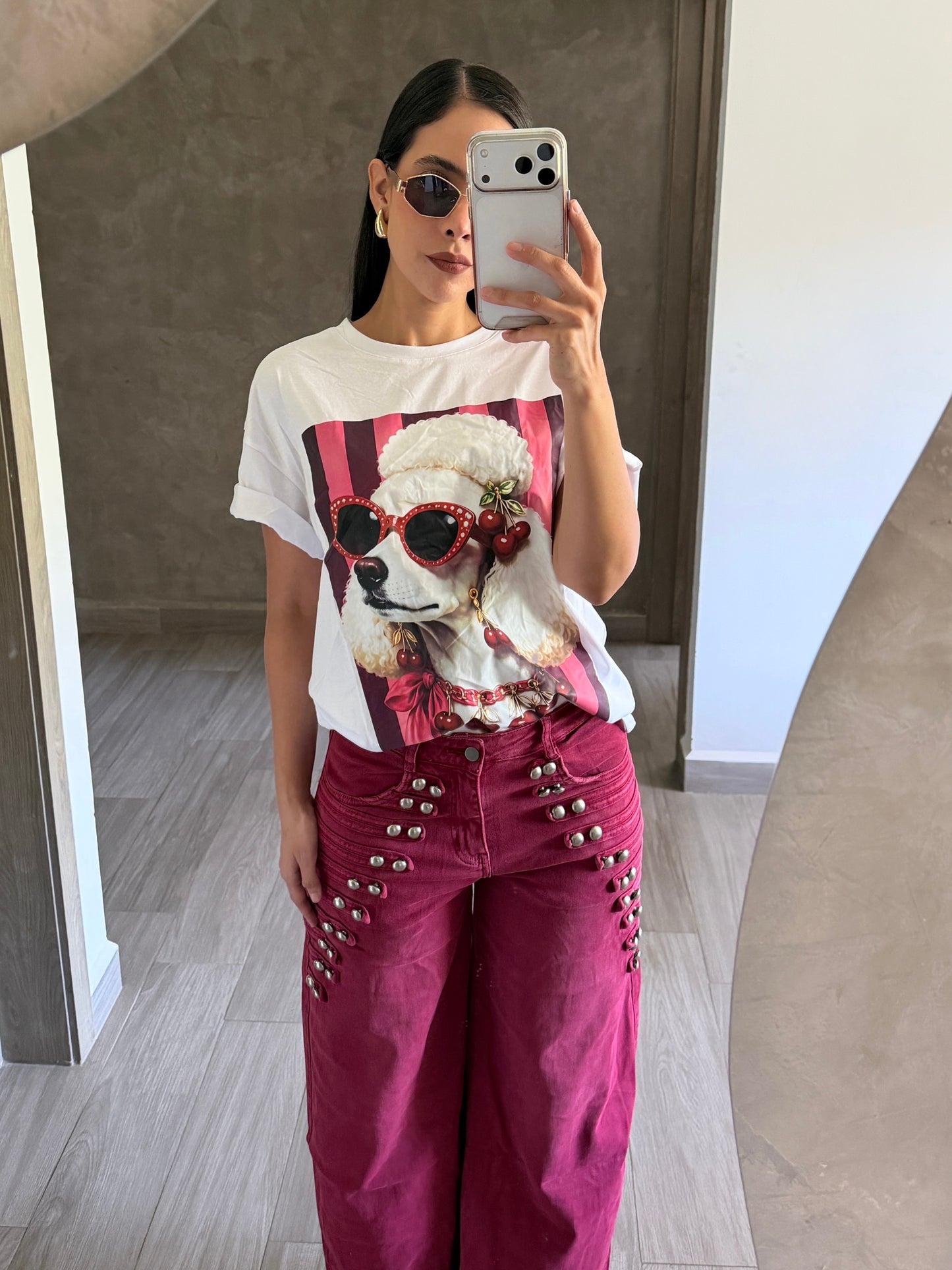 Playera Dog Lentes