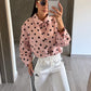 Chamarra Polka Rosa