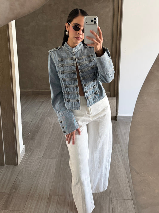 Chamarra Denim Napoleón