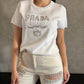 Blusa logo pedrería