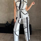 Set Blanco Con Negro