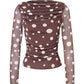Blusa Polka Mesh