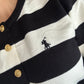 Suéter Polo Rayado