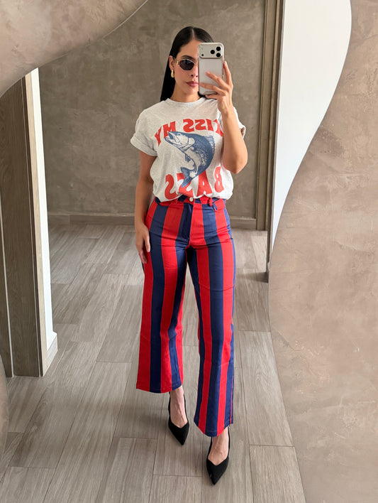 Pantalón rayado