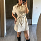 Vestido Denim Fajo