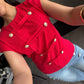 Blusa Napoleón Roja