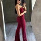 Red Lace Jumpsuit