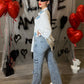 Jeans Cargo Cristales